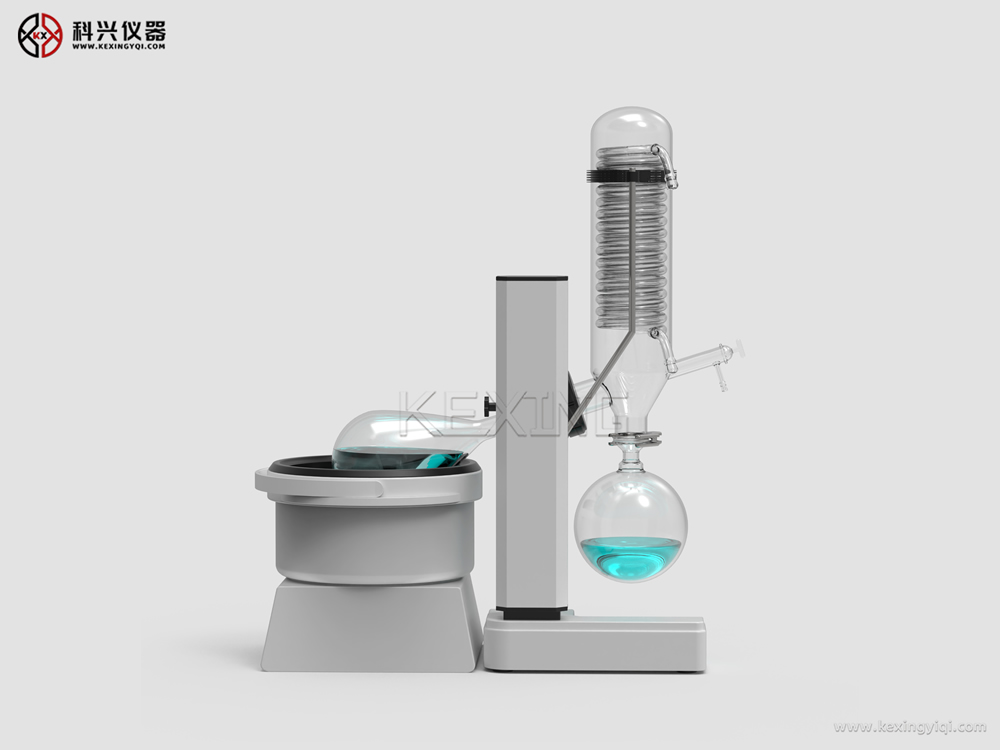 旋转蒸发仪小型技术手动侧面 旋转蒸发仪小型技术手动侧面