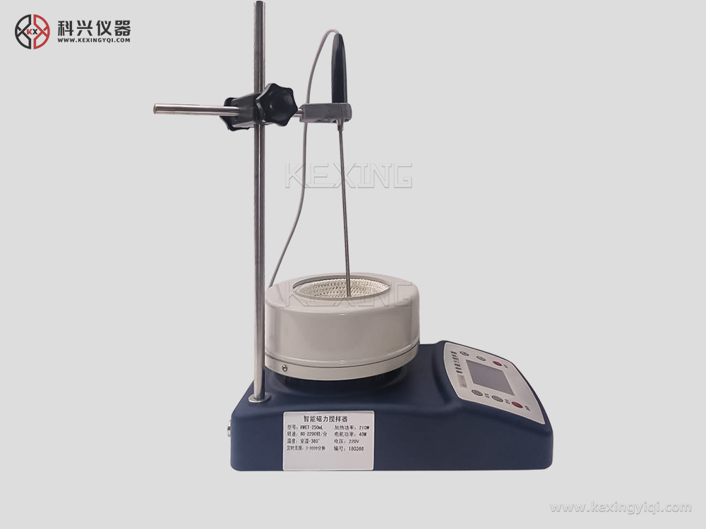 MSJ智能磁力搅拌器按键型侧面图 MSJ智能磁力搅拌器按键型侧面图